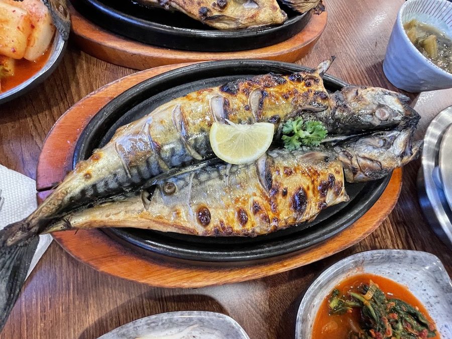 北漢山乾菜 窯烤魚