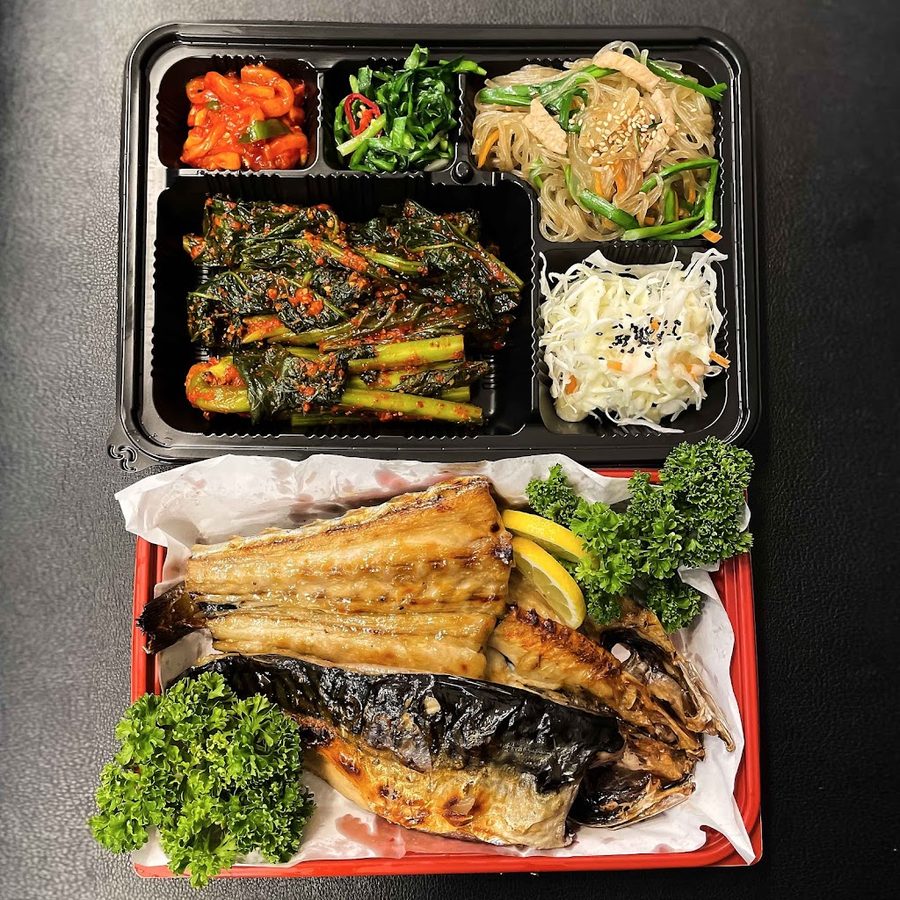 烤肉與生魚片