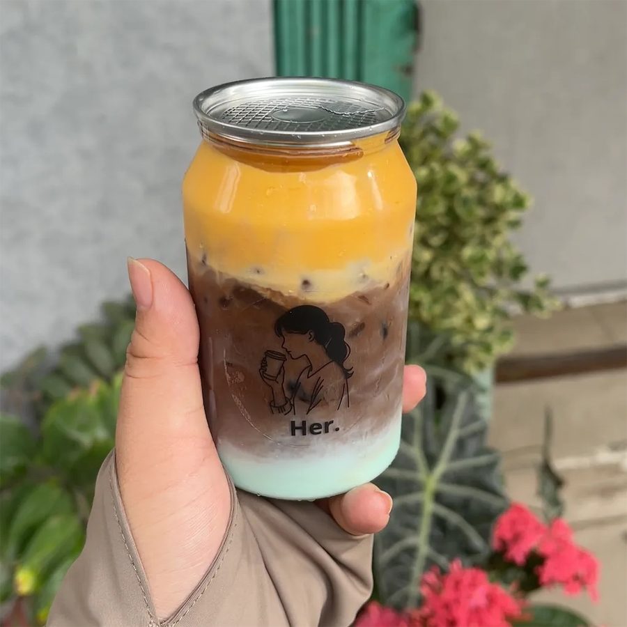 Her. Coffee
