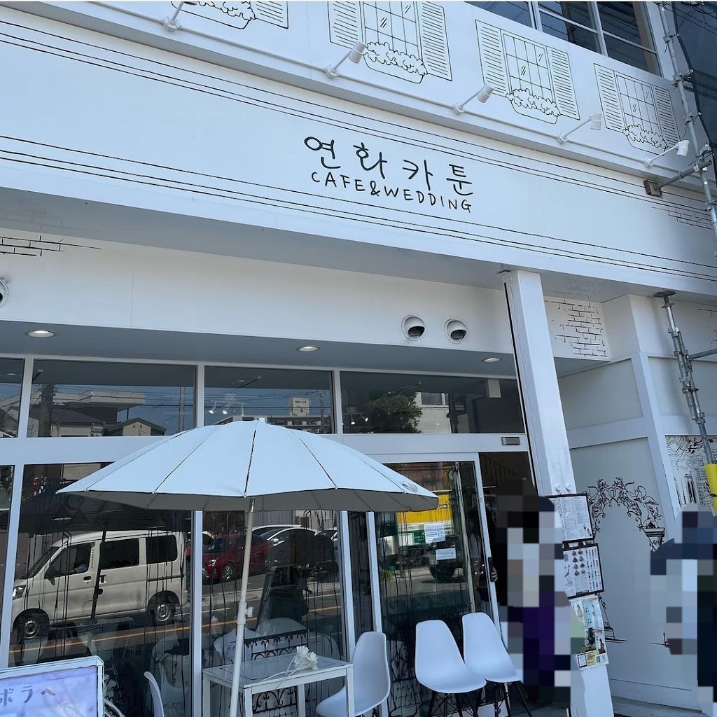 In the cartoon cafe